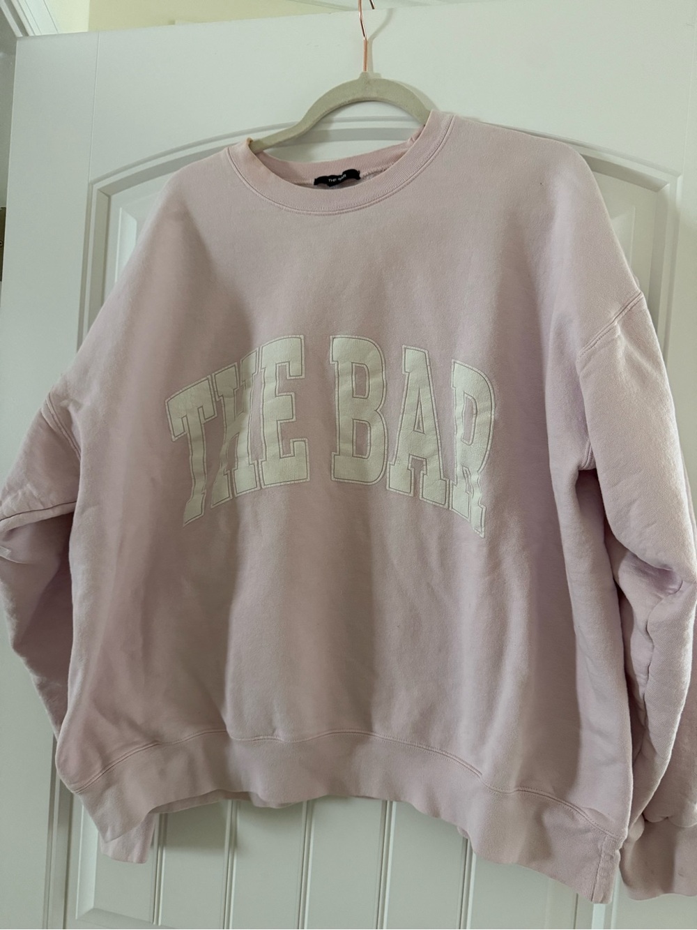 The Bar Varsity Crewneck Oversized Sweatshirt - Picture 4 of 5